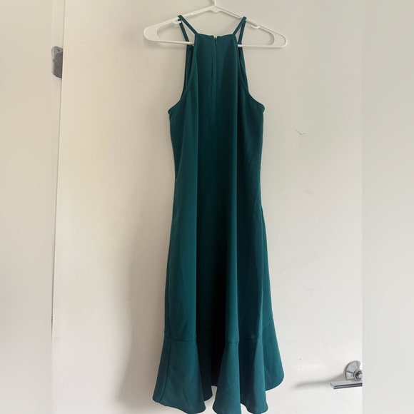 Trina Trina Turk Zosia Drop Flounce High Low Dress Size 6 - Picture 3 of 5